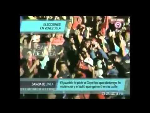 Bajada de linea nº139  Maduro v/s Capriles y más