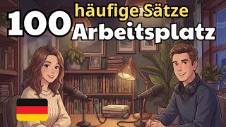 100 Essential Phrases & How to Talk Job and workplace in German | German Conversation Practice