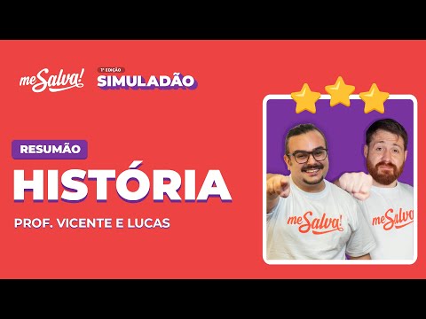 RESUMÃO: História - Visão Geral | SIMULADÃO ENEM 2021 | Me Salva! ENEM | #simuladaomesalva