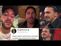 Football World Reaction To Zlatan Ibrahimovic Retires From Football