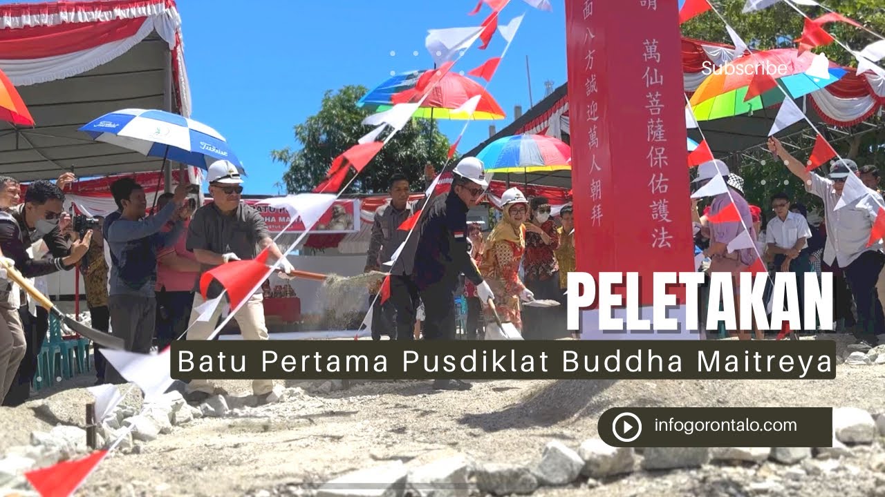 Ini Peletakan Batu Pertama Pusdiklat Buddha Maitreya, Marten Jaga Keberagaman