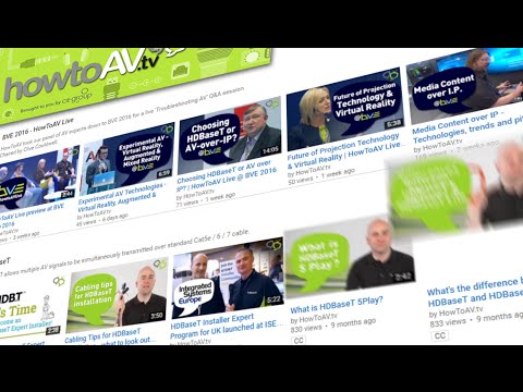 HowToAV.tv - free Audio Visual online training channel - YouTube