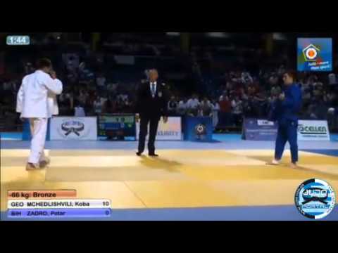 European Judo Championships Cadets Tallinn 2013 Bronze -66kg MCHEDLISHVILI (GEO) - ZADRO Petar (BIH)