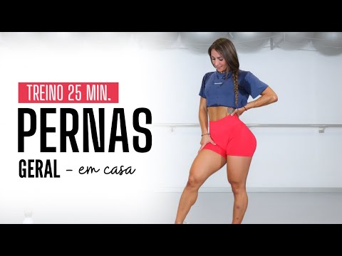 Treino para Aumentar Pernas em casa - 25 min.