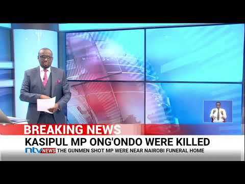 Kasipul MP Charles Ong’ondo Were killed by a gunman on Ngong Road