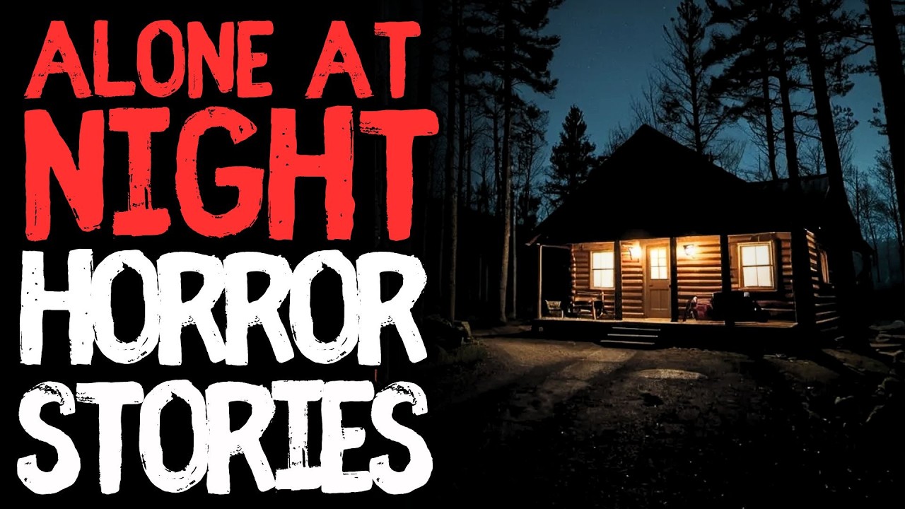 True Alone At Night Scary Horror Stories for Sleep | Black Screen With Rain Sounds