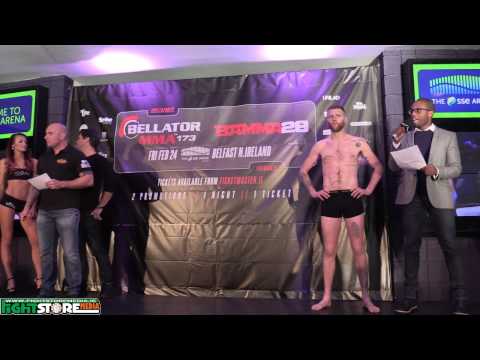 Bamma 28 Weigh Ins in the SSE Arena, Belfast