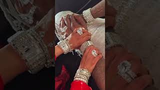 Gucci mane and his wife shows off there diamonds