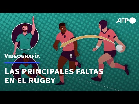 Las principales faltas en el rugby | AFP