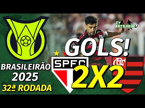 [Série A '25] 32ª Rodada | São Paulo 2 X 2 Flamengo | GOLS! | TV ARTILHEIRO