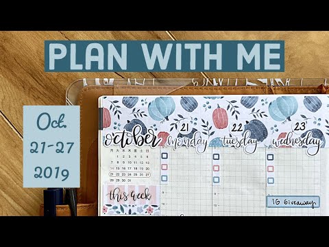 Hobonichi Cousin Plan with Me || October 21-27 2019 || Mandy Lynn Plans