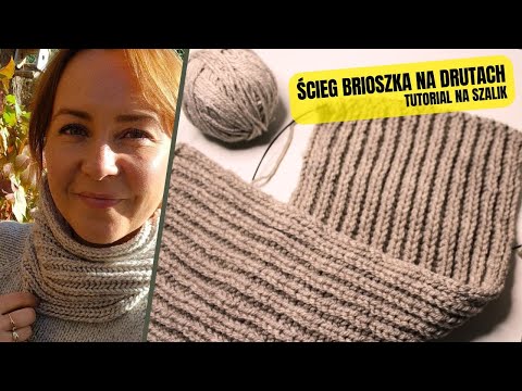 🧣 Brioche Stitch Scarf Tutorial Step by Step