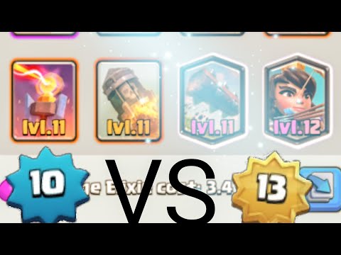 How to play with log bait level 10 vs max clash royale