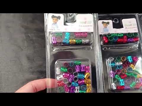 CARTELA ANÉIS PARA TRANÇA COLORIDO