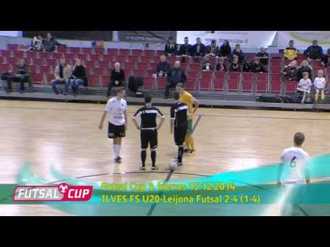 Ilves FS U20-Leijona Futsal 2-4 (1-4) Futsal Cup 15.12.2014 maalikooste