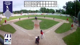 Rochester Youth League Baseball - Minor League - Fulton Hot Rods @ Cardinals