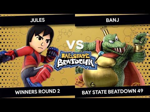 Bay State Beatdown 49 - Jules (Mii Brawler) vs Banj (King K Rool) - Winners Round 2