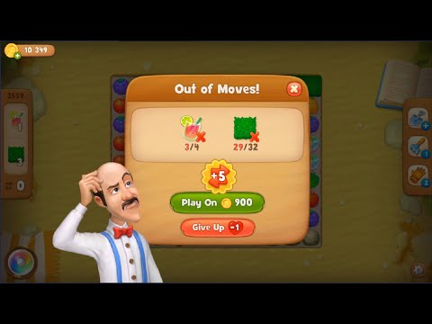 Gardenscapes Stuck Level 3564