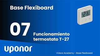 Funcionamiento termostato T 27