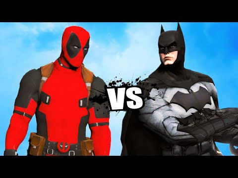 Marvel's Deadpool vs DC Batman - Epic battle