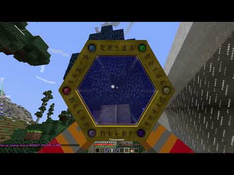 Let's Play Minecraft Mods - ThaumicRotation - Episode 4, Rotarycraft Boring Machine, base tour