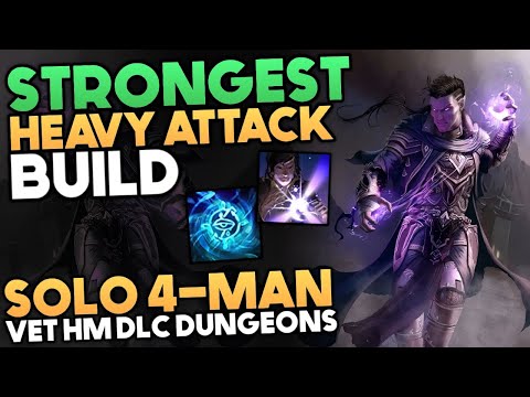 Strongest Solo Build Ever - Heavy Attack Subclass Solo Build | ESO
