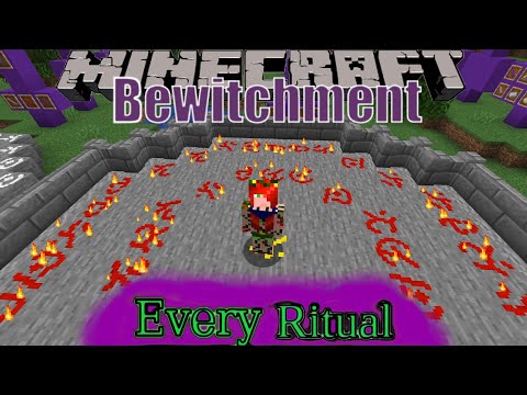 Minecraft. Bewitchment Every Ritual 1.16.5