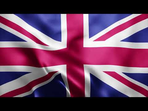 4K Realistic United Kingdom Flag Loop Animation by Motion Made (No Copyright Footage)