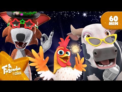 As 35 Melhores Músicas da Fazenda do Zenon  e Bichikids em Portugues🌈 + Completo | Desenhos Infantil