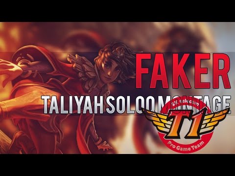 Best SKTT1 Faker Taliyah gameplay spotlight LOL – highlight Taliyah montage - League of Legends