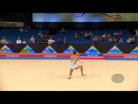 Ana Luiza FILIORIANU (ROU) 2015 Rhythmic Worlds Stuttgart - Qualifications Clubs
