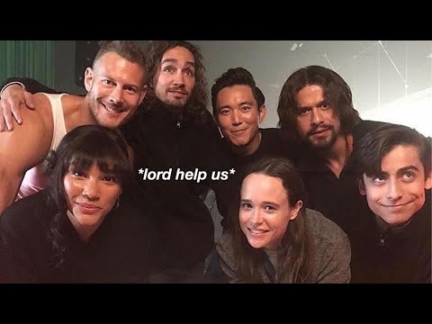 the umbrella academy cast being chaotic