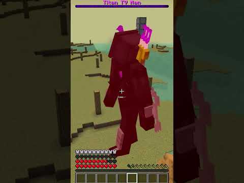 ถ้าทุกคน"ไลค์"ผมจะแปลงร่างเป็น 'ฮิวมังกาซอร์?!' สู้กับ TV MAN (Minecraft) #shorts #minecraft #ben10
