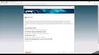 How to use SSL TLS Manager in cPanel