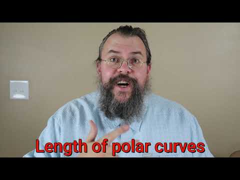 Calculus 2 -- Arc length for curves in polar coordinates -- Overview