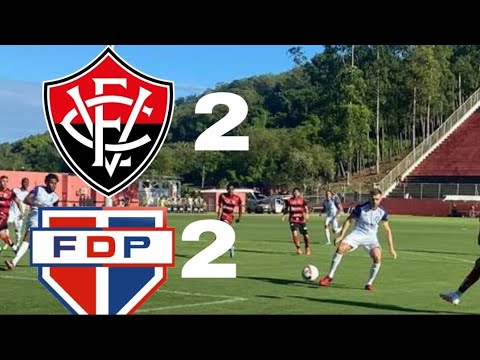 amistoso pós-jogo Vitória 2 x 2 Bahia de Feira, os gols