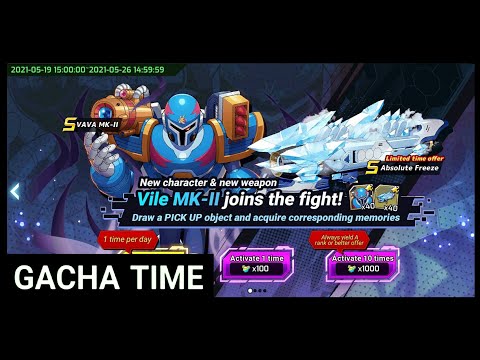 Gacha Summoning Capsule Pull - Vile MK II  5000 Element Metal 「 Mega Man X Dive 」