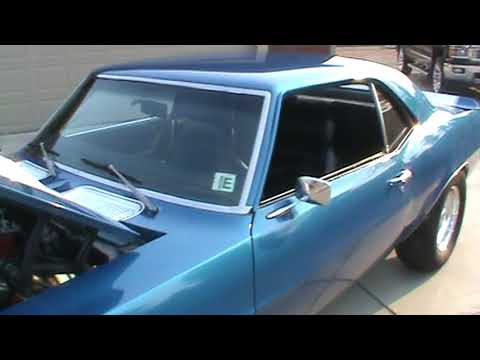 69 Camaro engine bay