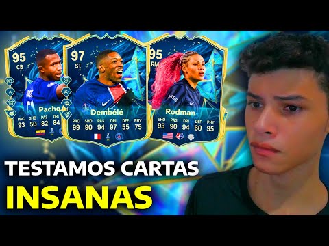 ENFRENTAMOS UM PRO PLAYER NA WL E TESTAMOS CARTAS INSANAS - EA FC 25 Ultimate Team