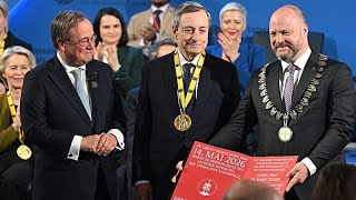„Super Mario“ geehrt für Einsatz für Euro und Europas Einheit