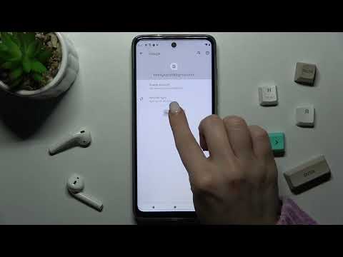 How to Logout from Gmail in Motorola Moto G60S - Access Gmail Settings