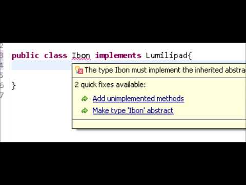 Java Tutorial Tagalog 18 Interface