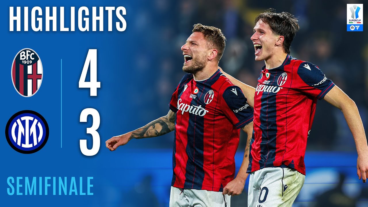 BOLOGNA-INTER 4-3 dcr | HIGHLIGHTS | SEMIFINALE | EA SPORTS FC Supercup 2025/26