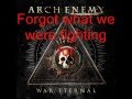 Arch Enemy - Dead eyes see no future (lyrics ...