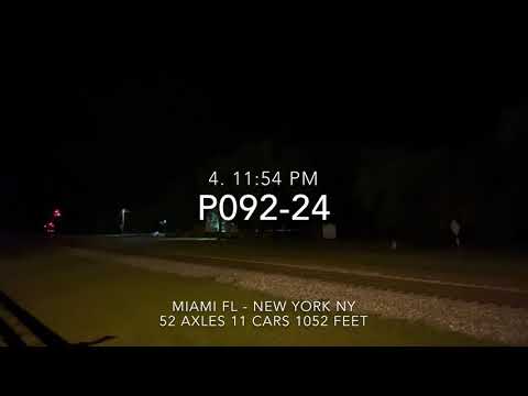 43 trains in 43 hours in Folkston Ga Staring Q604-24 wit CP 7021 Canadian Pacific’s veterans unit.