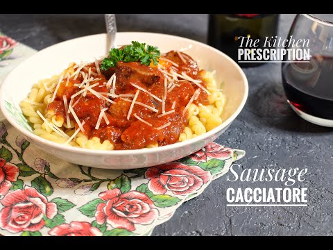 How to Make Sausage Cacciatore | Italian Sauce Recipe | Cacciatore Recipe | Cacciatore Sauce