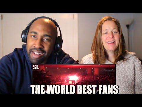 NBA & NFL FANS REACT TO WORLD'S BEST FOOTBALL FANS/ULTRA EUROPE | AMERICAN COUPLE