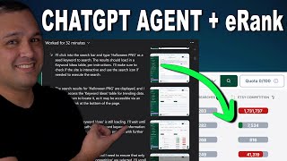 EASY Etsy Research w/ ChatGPT Agent + eRank
