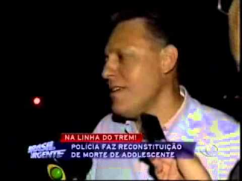 Menina morre na linha do trem_link - Brasil Urgente 05 10 2012