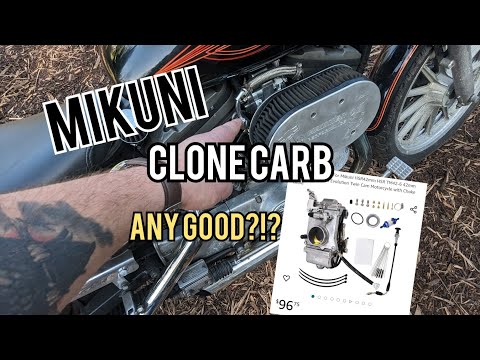 CHEAP Amazon (MIKUNI HSR-42) Carburetor, INSTALLING and TESTING.